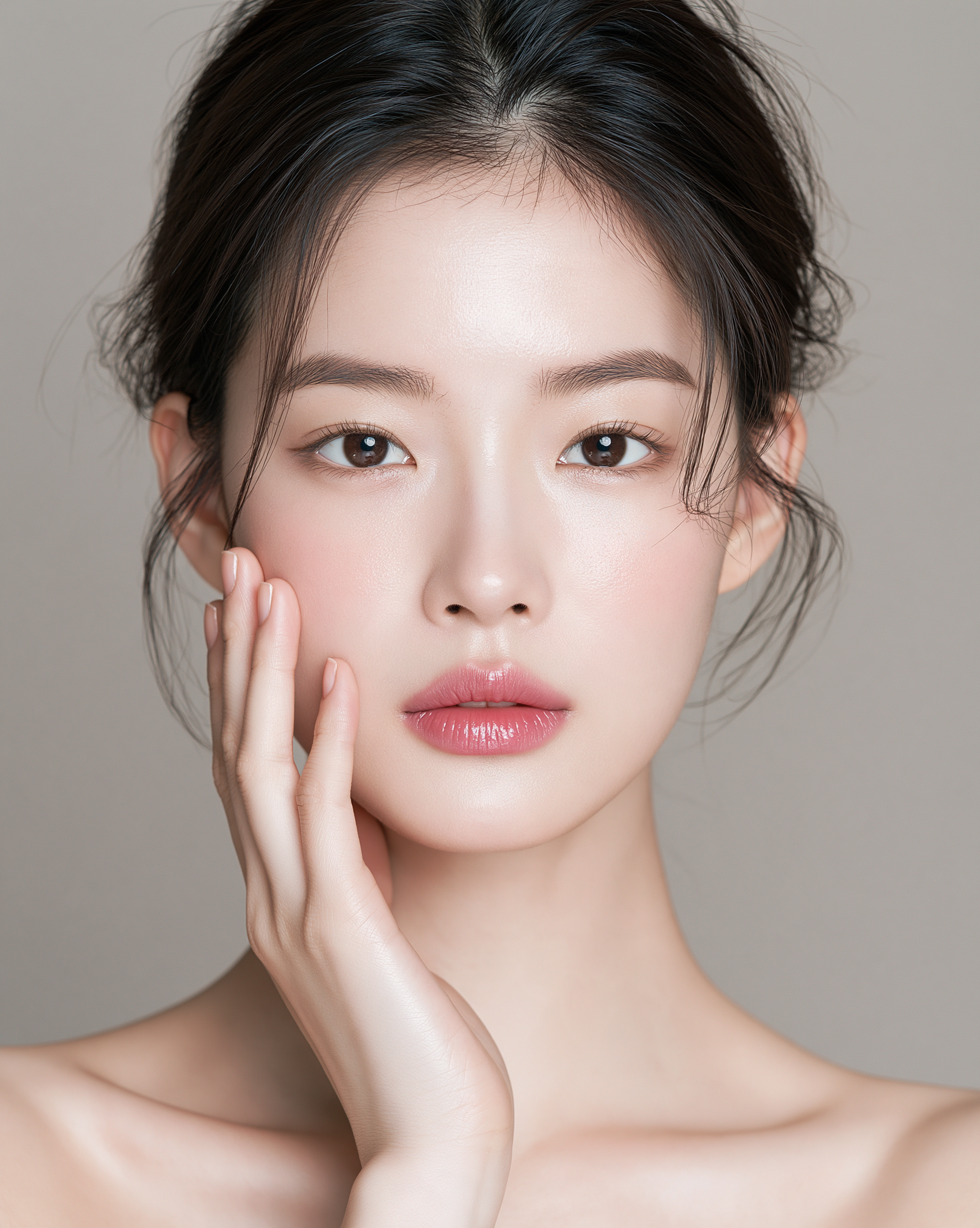 A씬 페이스의 얼굴 윤곽을 표현하는 임시 모델 이미지